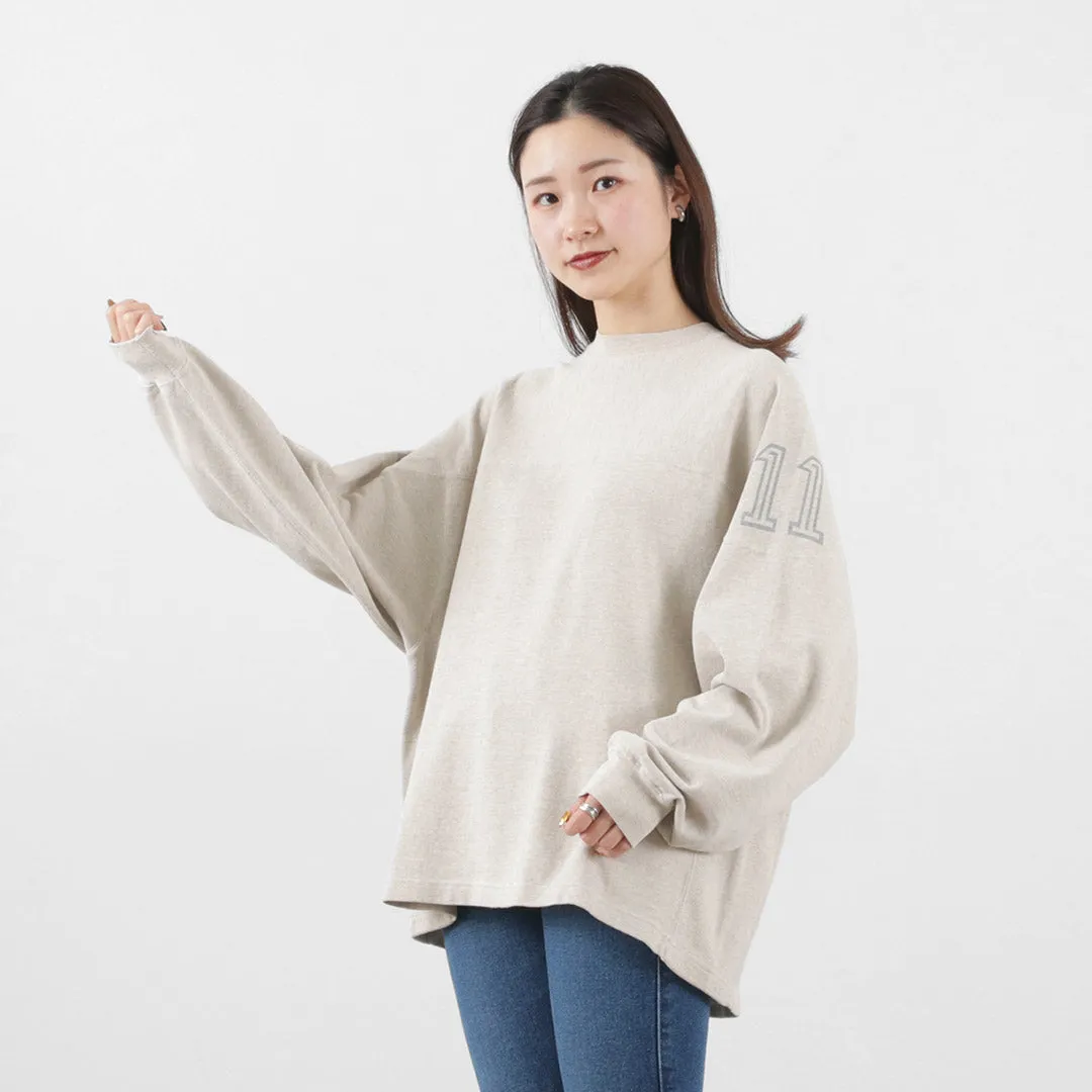 Fun and Playful comfortable option REMI RELIEF / Jersey Football Long Sleeve T-shirt
