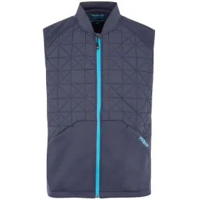 ProQuip Therma-Bora Quilt Gilet - Navy/Azure Stretch Paneling Belted Waist