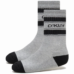 One-of-a-kind Oakley B1B Icon Socks (3 Pack) - New Granite