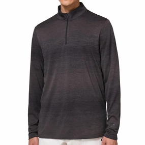 Oakley Contender 1/2 Zip - Blackout Heather Contrast Stitching product snowboarding suitable thrill