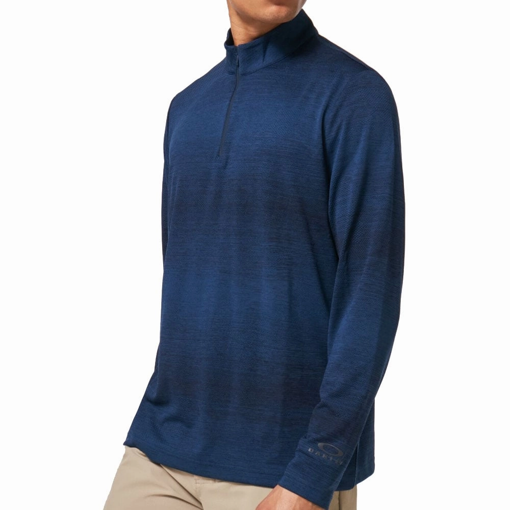 Cozy Street Style Denim Oakley Contender 1/2 Zip - Poseidon Dark Heather