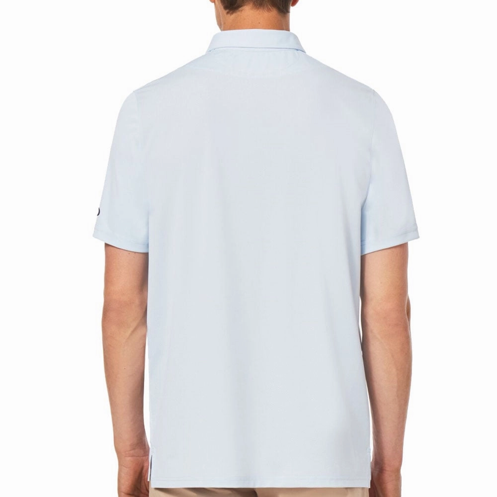comfortable option Oakley Dimension Stripe RC Polo Shirt - Light Blue Breeze