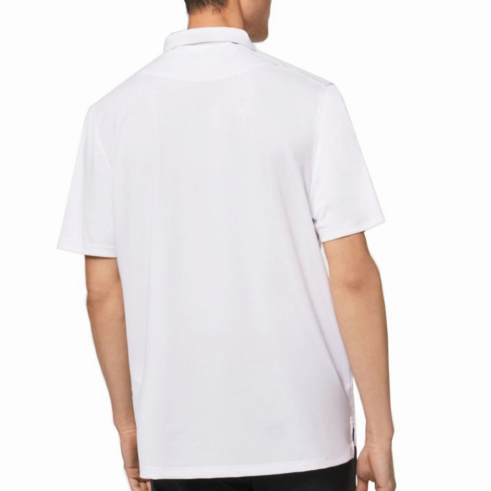 Formal Elegance Oakley Dimension Stripe RC Polo Shirt - White