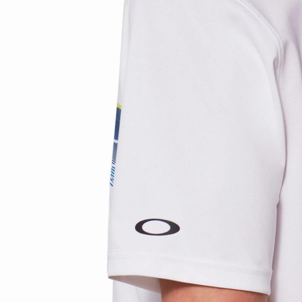 Street Fashion Oakley Dimension Stripe RC Polo Shirt - White