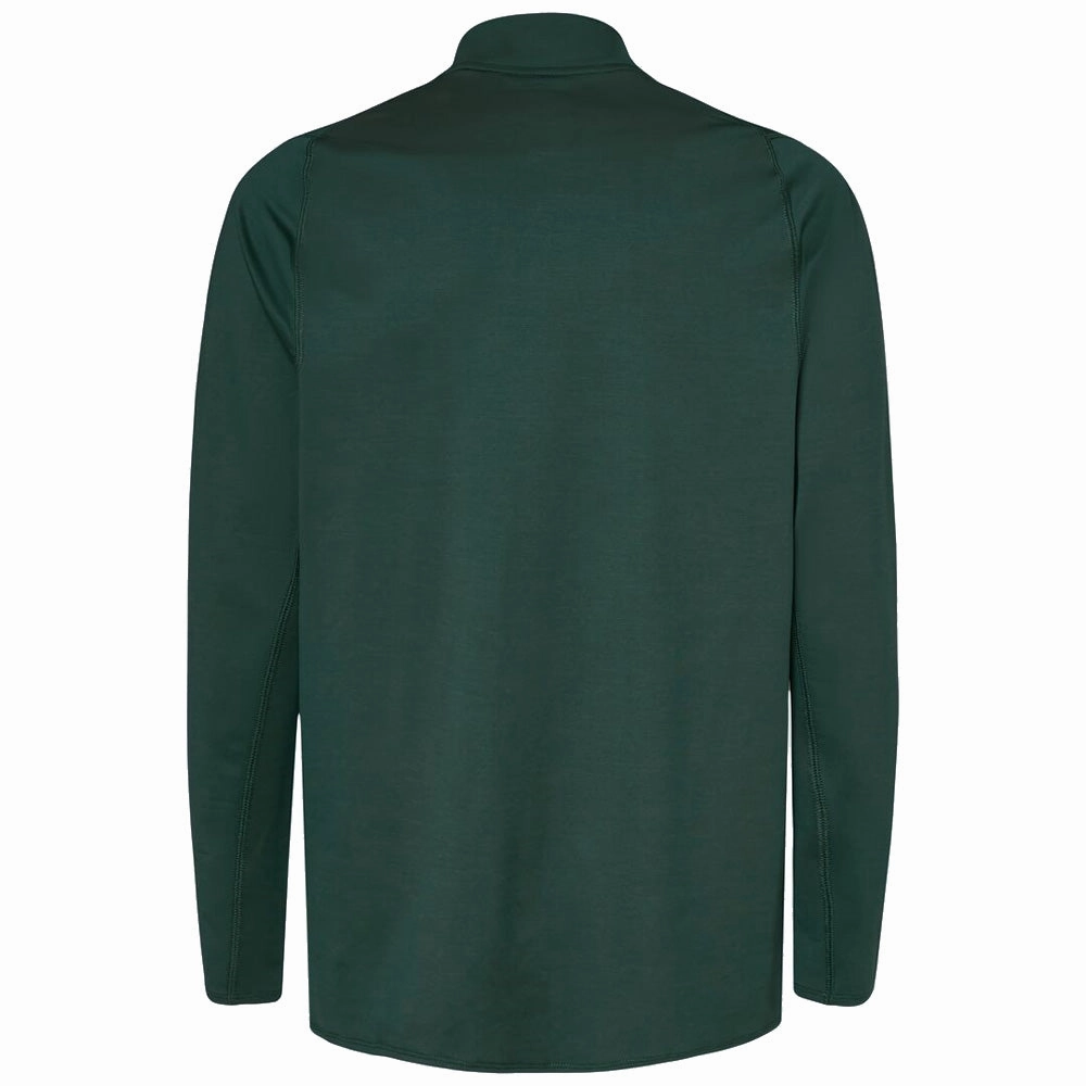 Oakley Gravity Range 1/4 Zip Pullover - Hunter Green Heather Cozy Layering Polyester Material