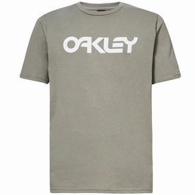 Oakley Mark II T-Shirt - Stone Grey Casual Chic Look Organic Cotton Blend