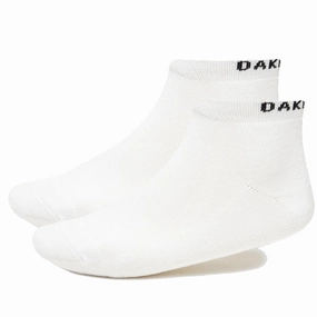 Oakley Short Solid Socks (3 Pack) - White Nail