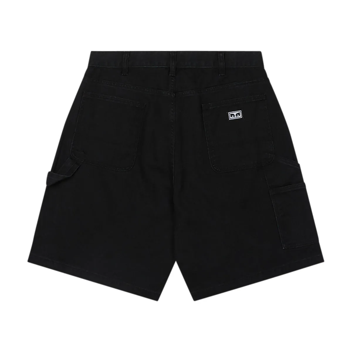 first day of school Obey Big Wig Denim Carpenter Shorts - Black