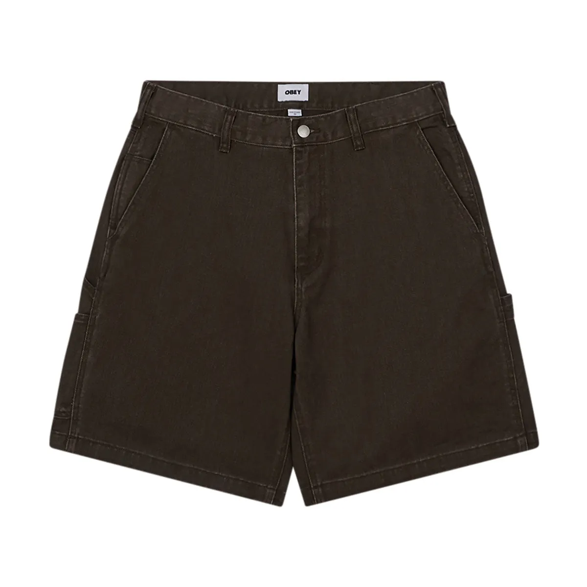 Functional Design Comfortable Design Obey Big Wig Denim Carpenter Shorts - Wren
