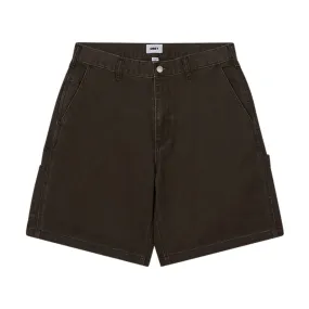 Obey Big Wig Denim Carpenter Shorts - Wren Double Layered Panels winter shorts