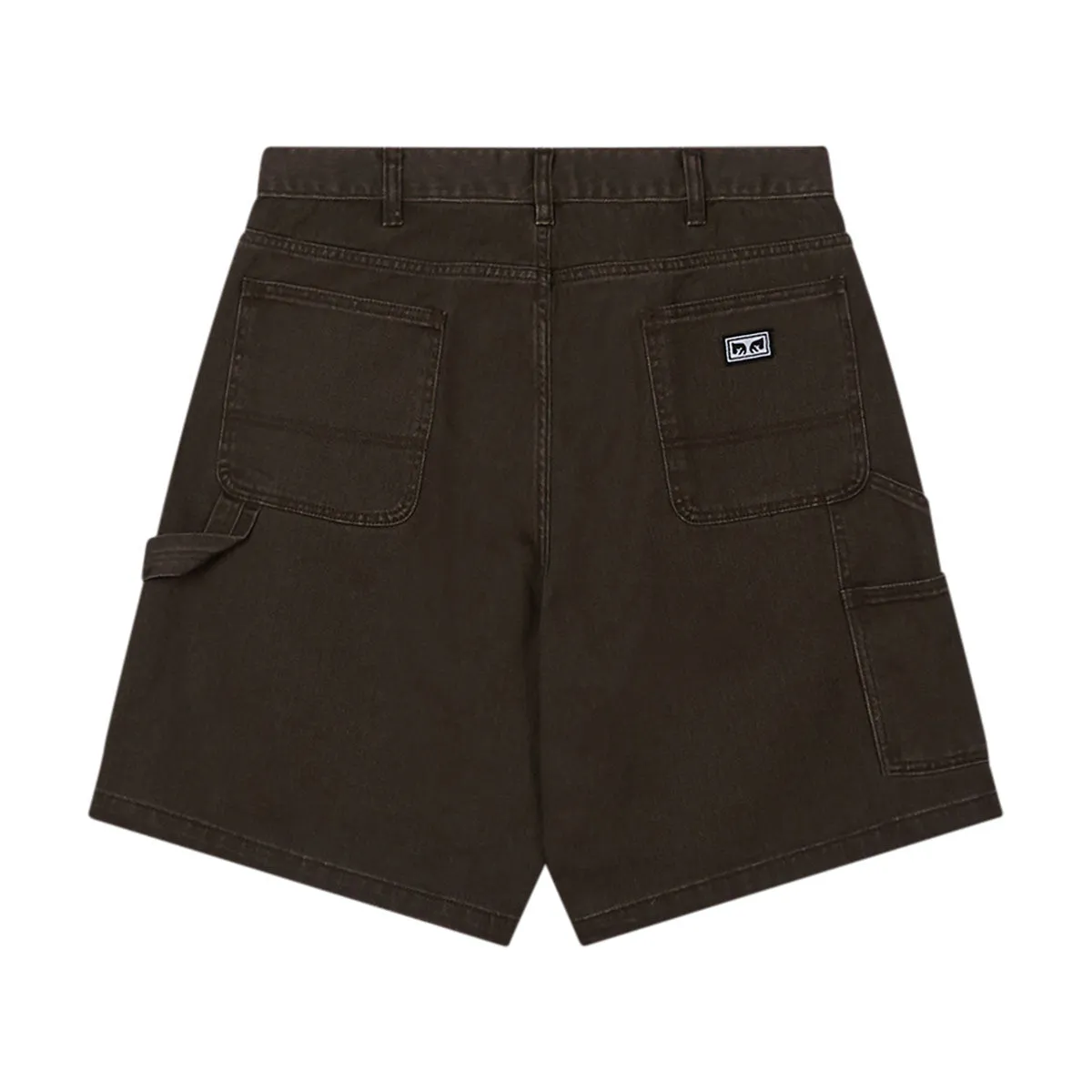 Obey Big Wig Denim Carpenter Shorts - Wren Tear Resistant Fabric
