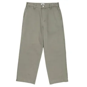 Comfort Wear Obey Bigwig Giant Chino Pants - Smokey Olive Faded Wash