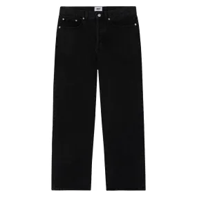 Obey Classic Baggy Denim Jeans - Faded Black Comfortable Look Sporty Touch