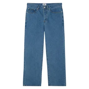 Obey Classic Baggy Denim Jeans - Light Indigo Casual Chic Side zipper