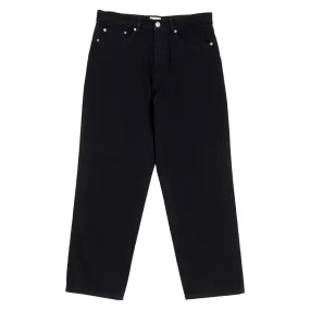 Eco Friendly Dyeing Obey Classic Baggy Denim Jeans - Rinse Black