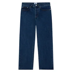 Easy Access Side slits Obey Classic Baggy Denim Jeans - Stone Wash Indigo