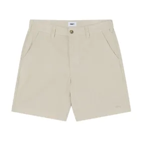 Recycled Polyester Blend Moisture Wicking Material Obey Daily Cord Shorts - Silver Grey