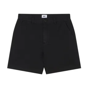 Water Resistant Finish Chic Look Obey Daily Shorts - Black