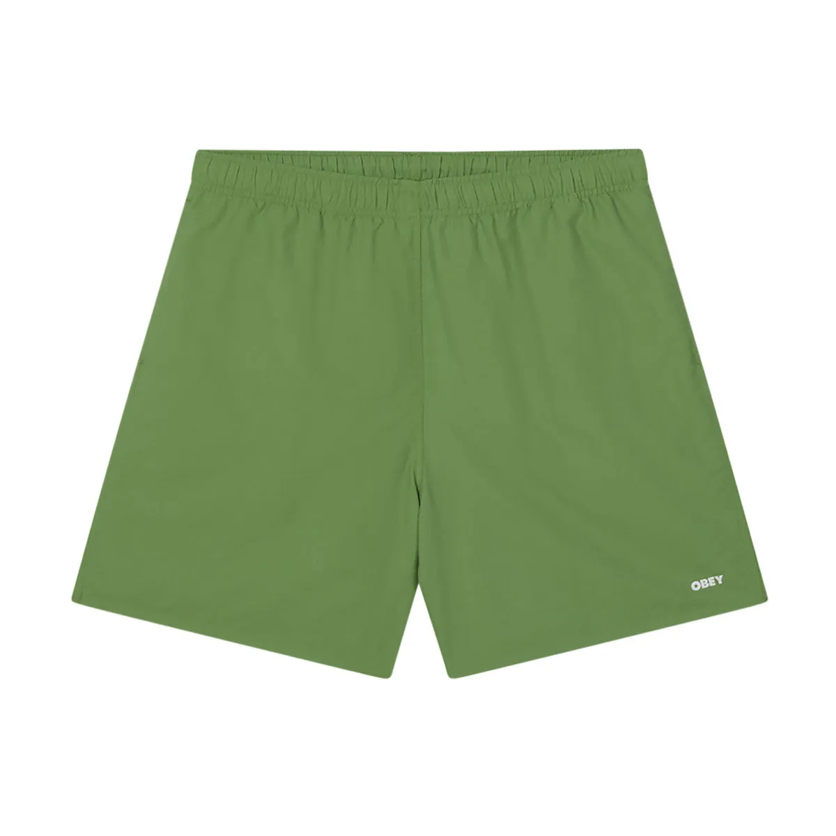 Obey Easy Bold Nylon Shorts - Piquant Green High-waisted Semi-formal