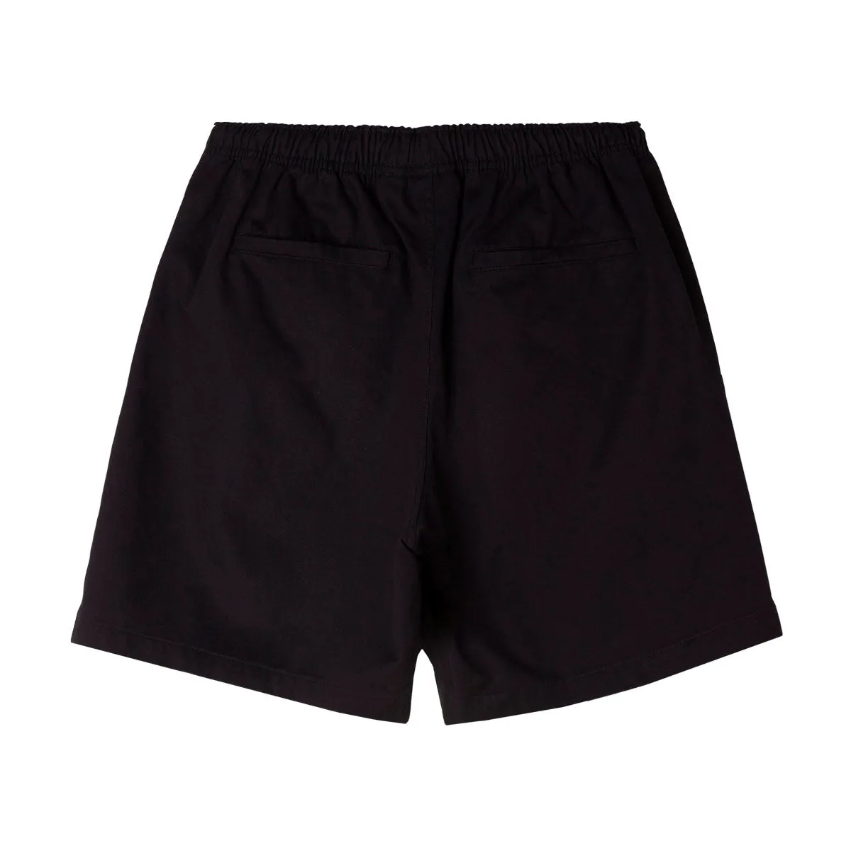 Obey Easy Relaxed Twill Shorts - Black 2025 Flex Fit Design
