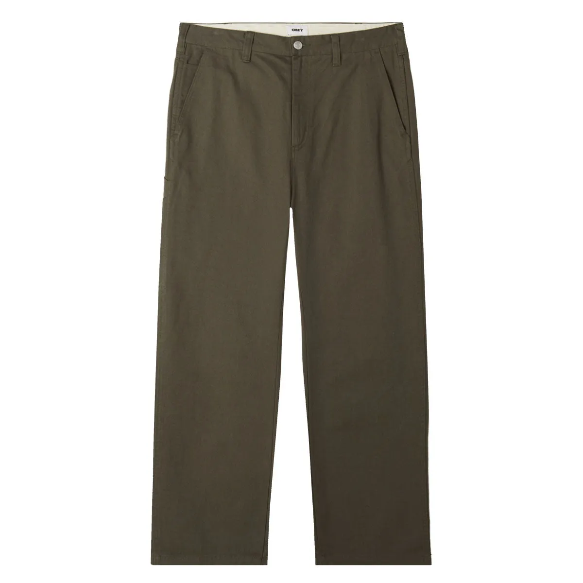 Obey Hardwork Carpenter Pants - Canteen Casual Chic Look