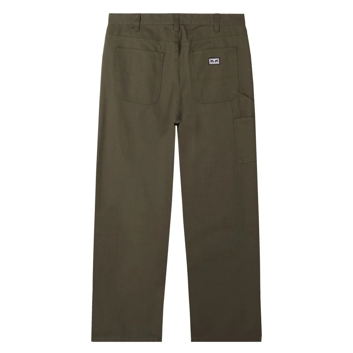 Breathable mesh lining Obey Hardwork Carpenter Pants - Canteen