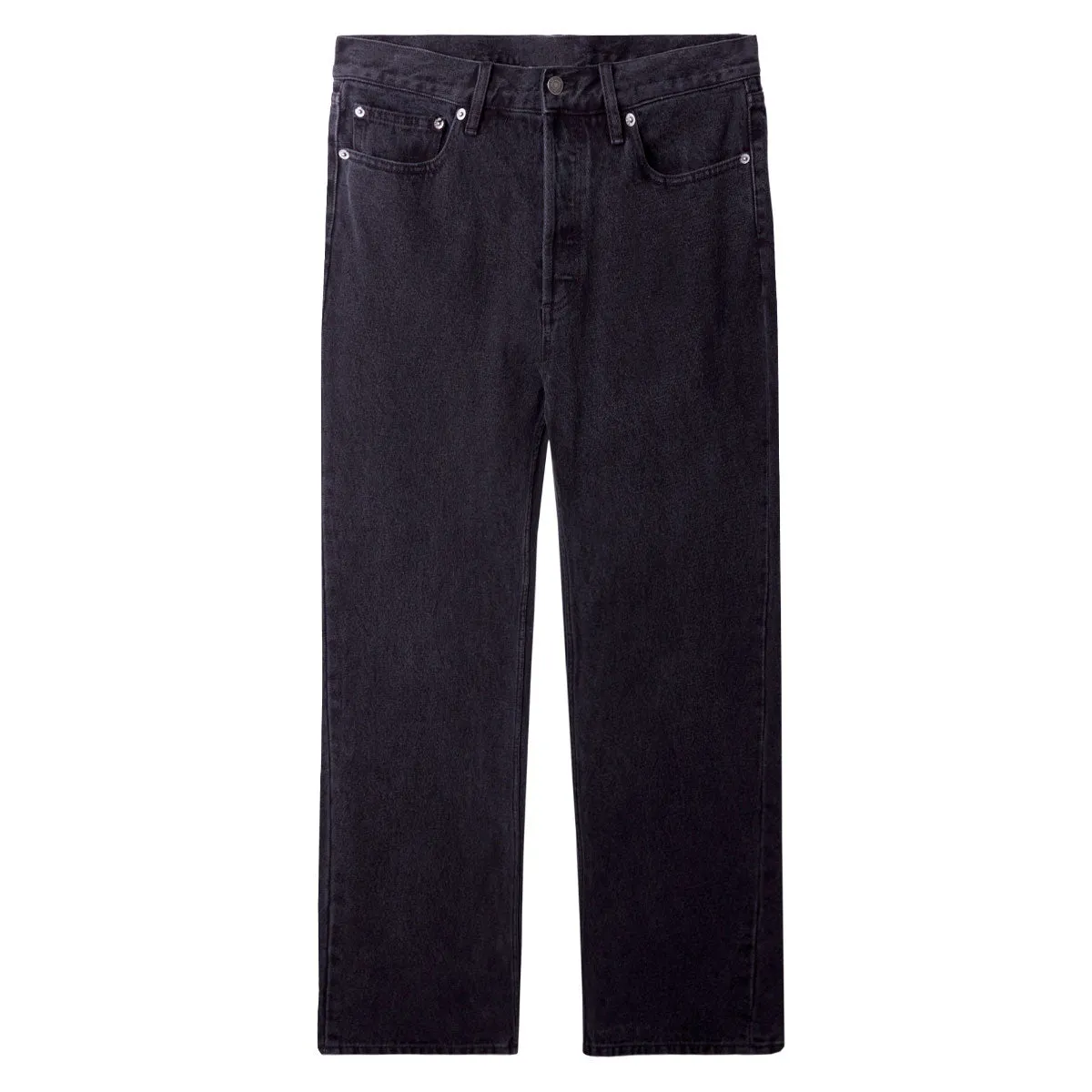 Obey Hardwork Denim Jeans - Faded Black Effortless Layer