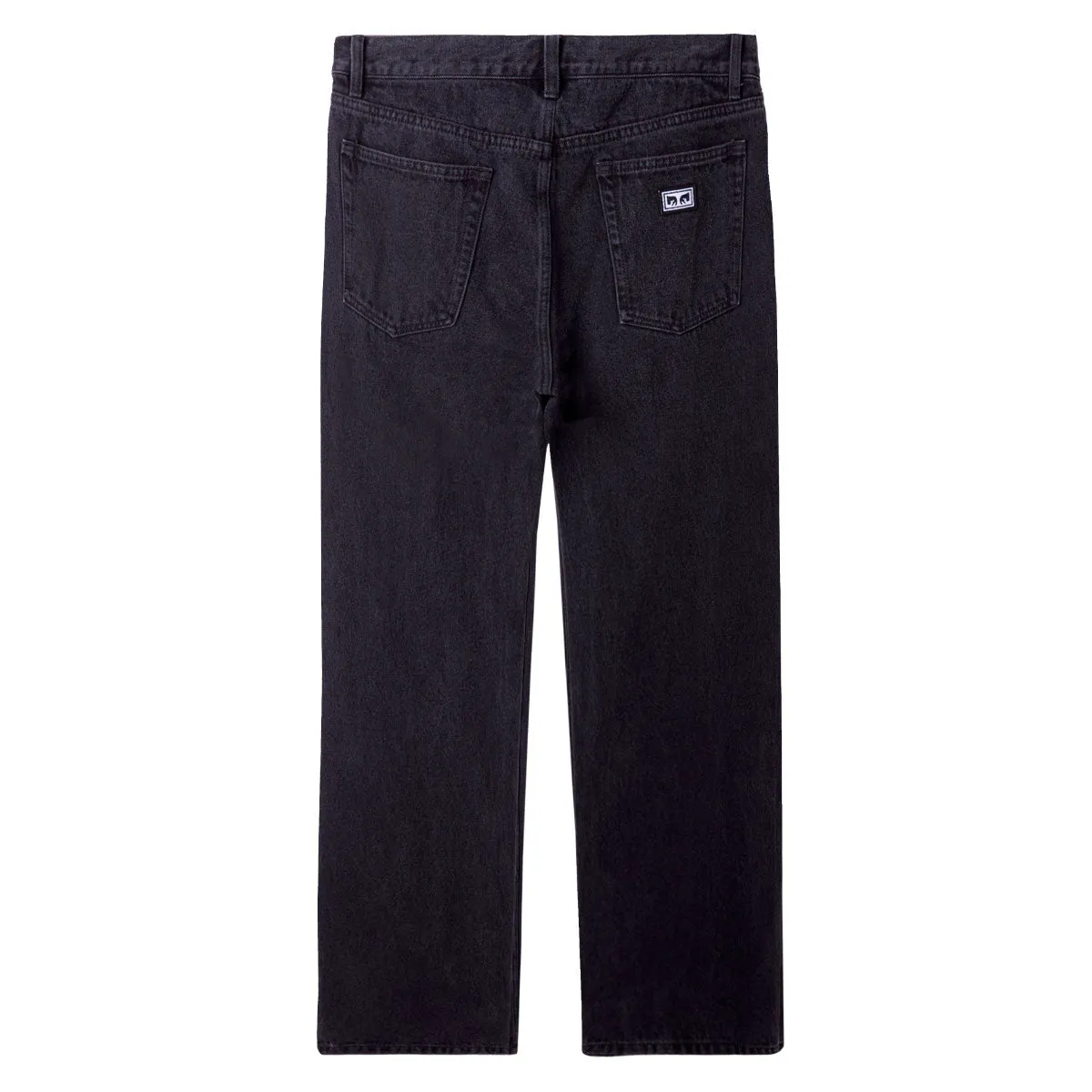 Core Support Obey Hardwork Denim Jeans - Faded Black