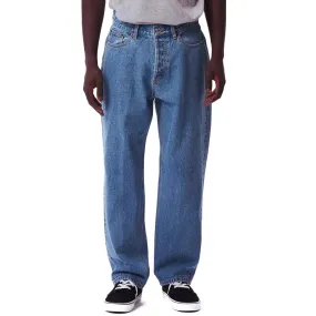 Obey Hardwork Denim Jeans - Light Indigo Chic Look Workout-ready