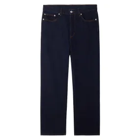 Softened Hem Obey Hardwork Denim Jeans - Rinse