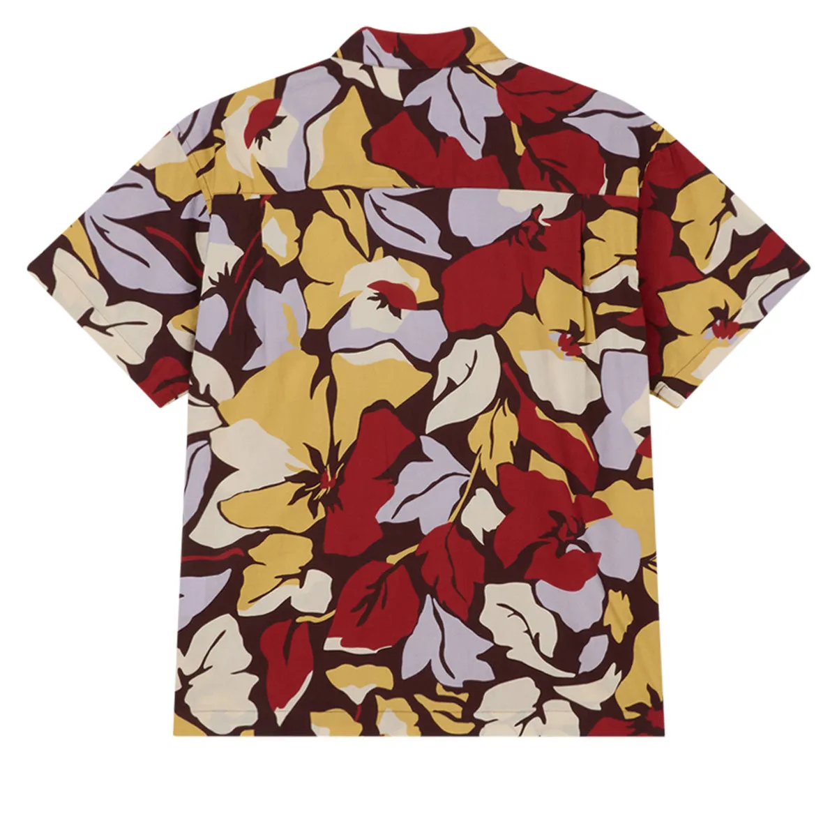 Athleisure Wear Obey Maxwell Woven Shirt - Chocolate Multi
