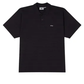 Obey Nash Bigwig Polo Shirt - Digital Black BBQ Party