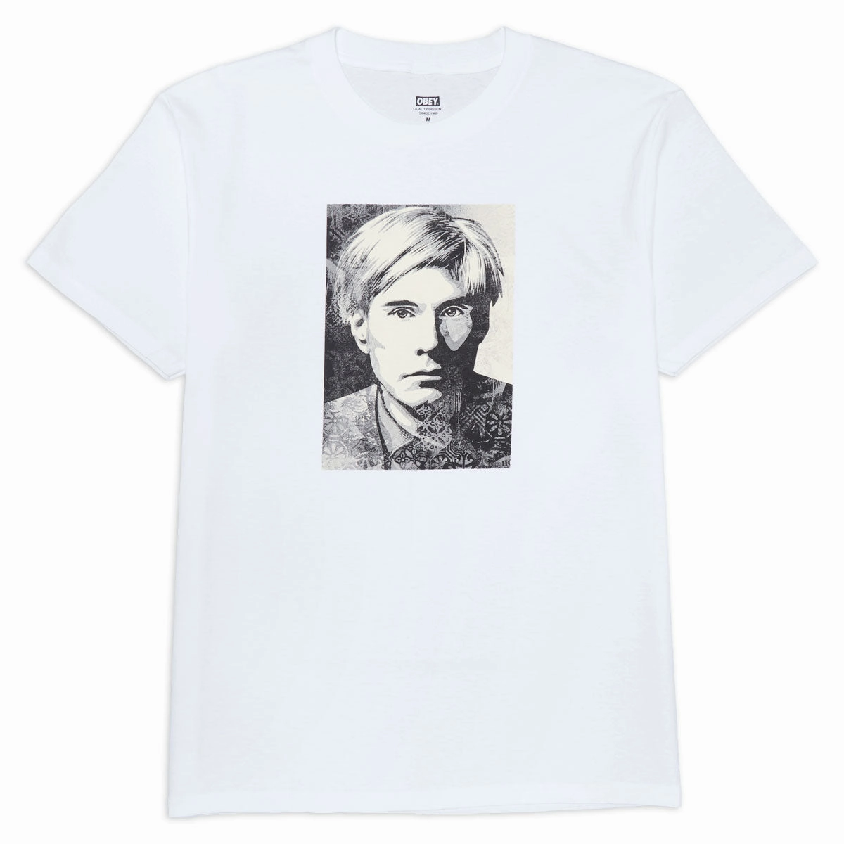 Obey Warhol T-Shirt - White Soft and Flexible