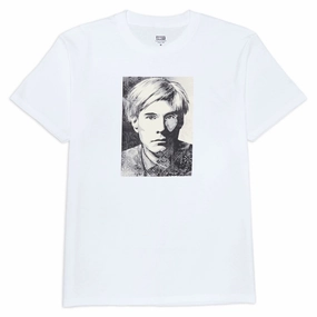Obey Warhol T-Shirt - White Relaxed Comfort Look Comfort and Ease