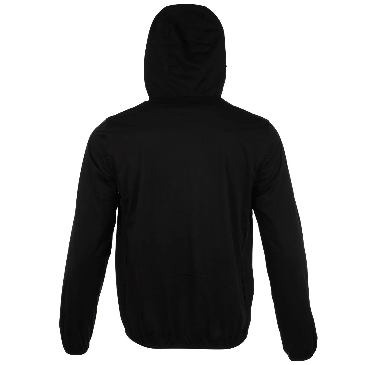 Lightweight Construction No Roll Collar Technology Calvin Klein Ultron Hooded Thermal Jacket - Black