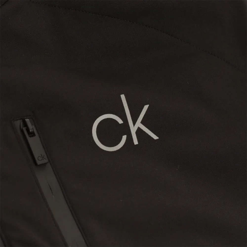 Layered Comfort Look Top Guard Calvin Klein Ultron Hooded Thermal Jacket - Black