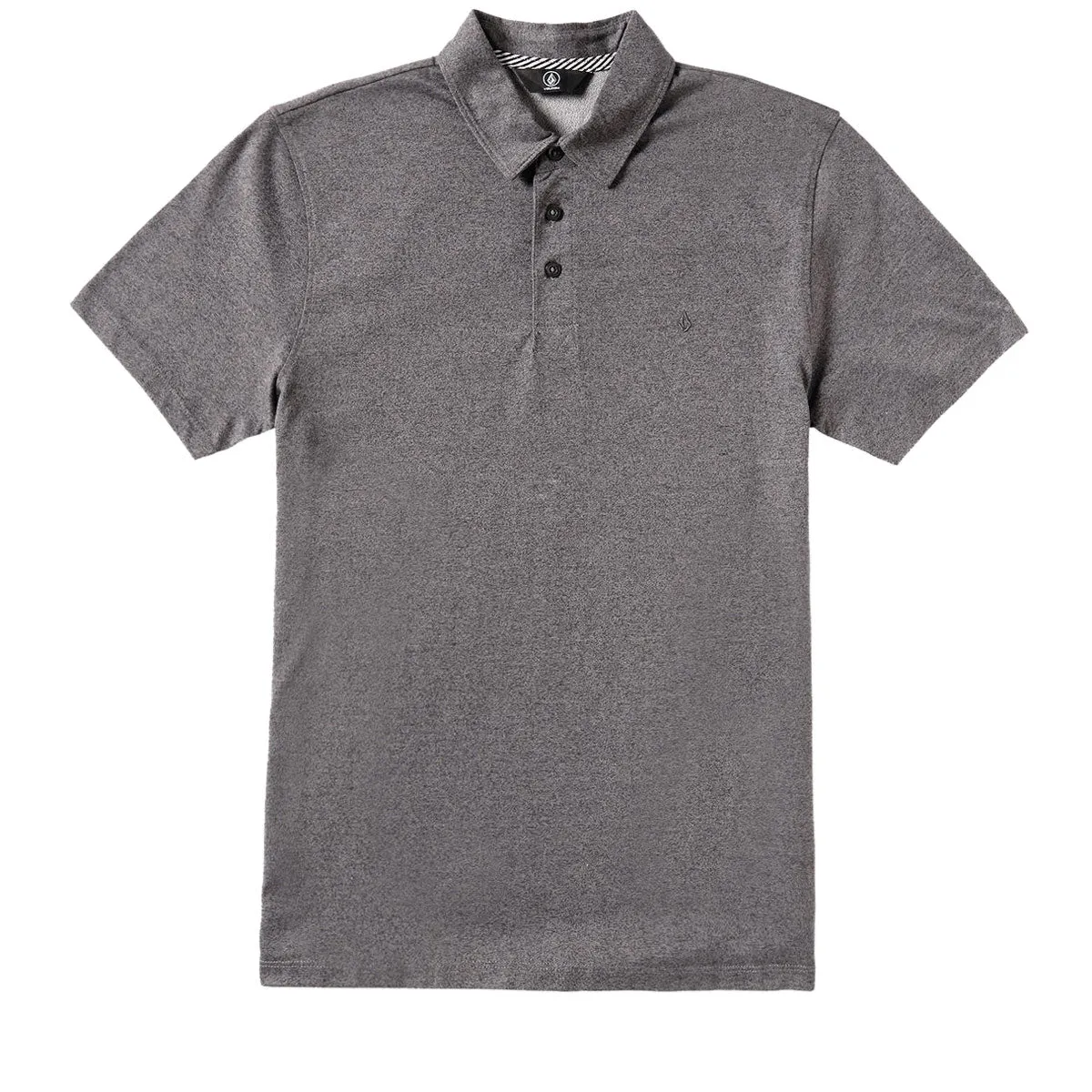 Polished Finish Volcom Wowzer Polo 2023 Shirt - Stealth