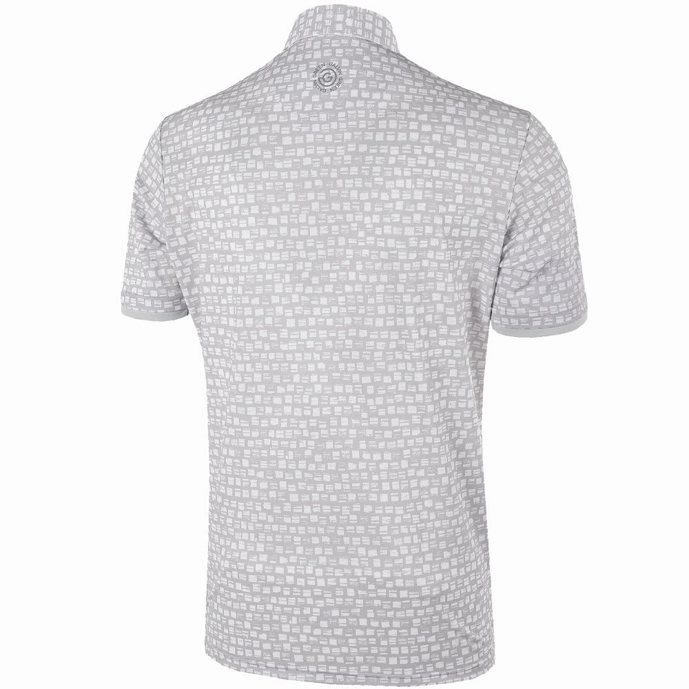 Galvin Green Mack Ventil8  Polo Shirt - White/Cool Grey Weekend Trend Stylish and Cozy