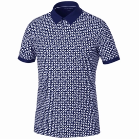 Galvin Green Melvin Polo Shirt - Navy/White Travel Trend