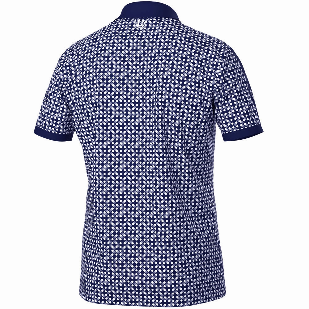Galvin Green Melvin Polo Shirt - Navy/White Chic And Comfortable Smart Comfort