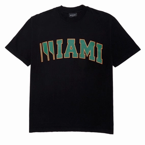 EDGLRD Miami T-Shirt - Black Comfortable fit