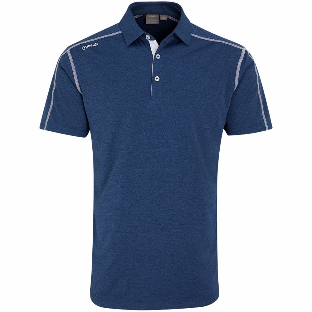 Modern Trend Look Ping Fynn Polo Shirt - Navy Marl