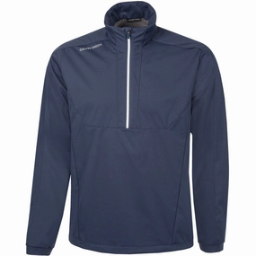 Galvin Green Lawrence Windstopper 1/4 Zip Pullover - Navy/White Urban Wear Practical Wear