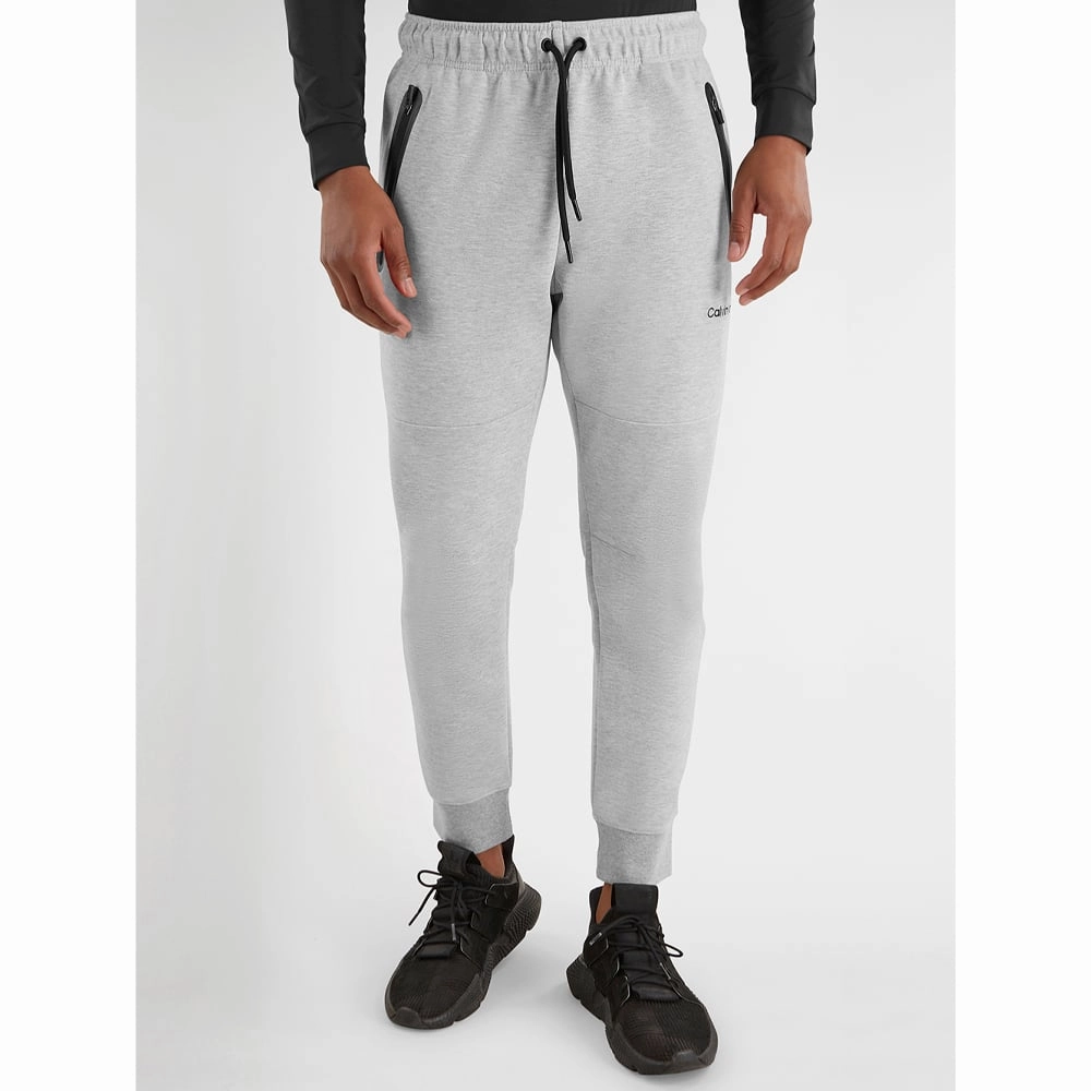 Calvin Klein Hunston Hyper Jogger - Silver Marl All Day Fit Trail Comfort
