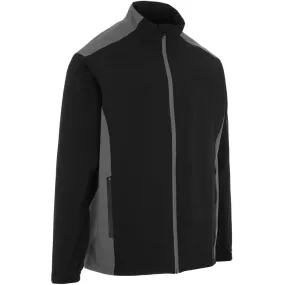 ProQuip Aqualite Waterproof Rain Jacket - Black/Grey ReinforcedElasticHem