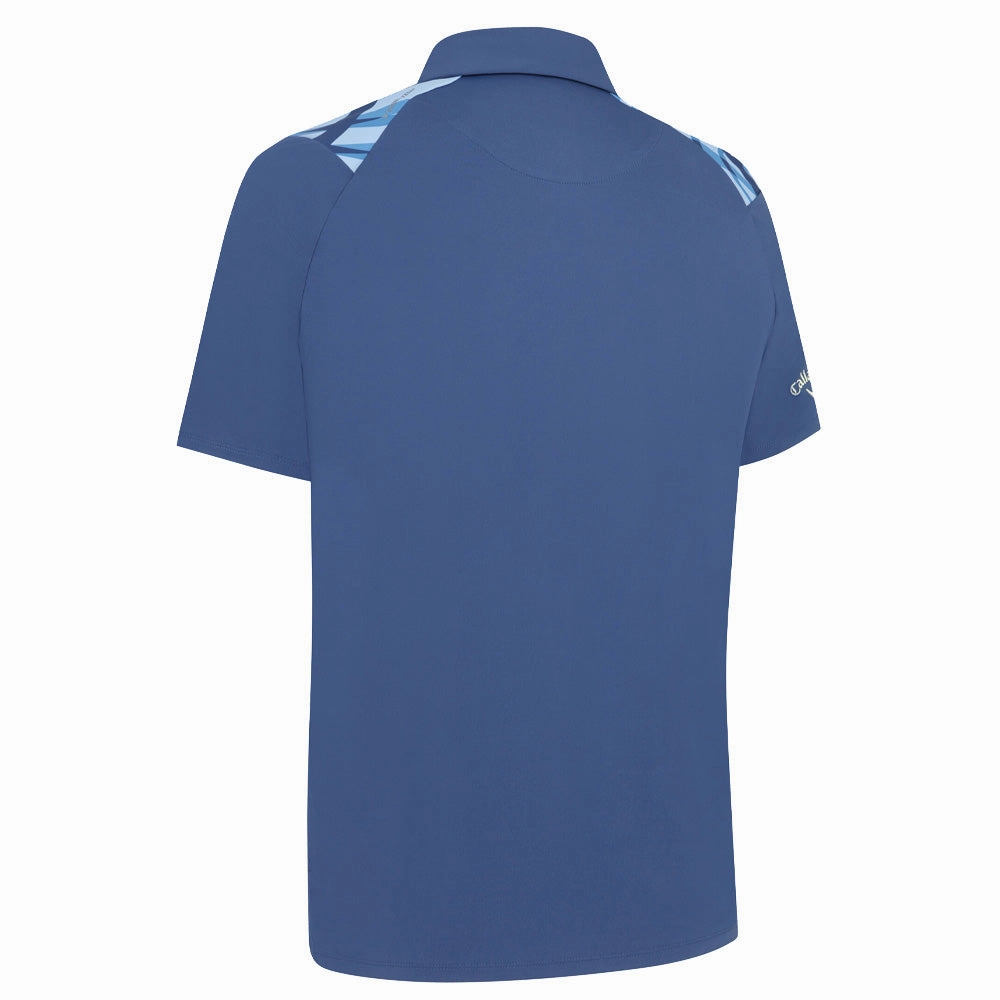 Callaway Trippy Block Polo Shirt - Peacoat print design