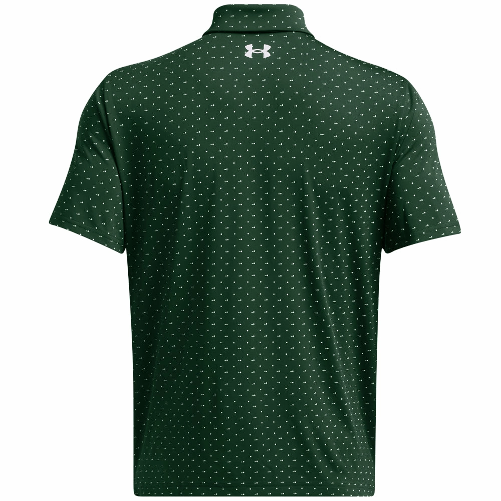 Comfortable Wear Under Armour Playoff 3.0 Printed Polo Shirt - Forest Green/White