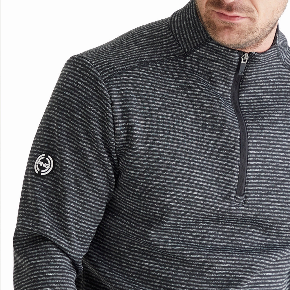 Ping Bryon 1/2 Zip Mid Layer  - Black Multi budget-friendly product weekday wear practicality