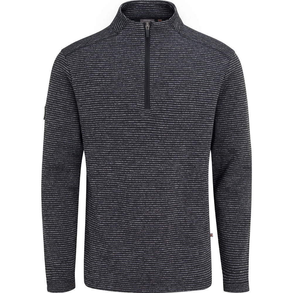 Ping Bryon 1/2 Zip Mid Layer  - Black Multi Modern Aesthetic Fashion Statement