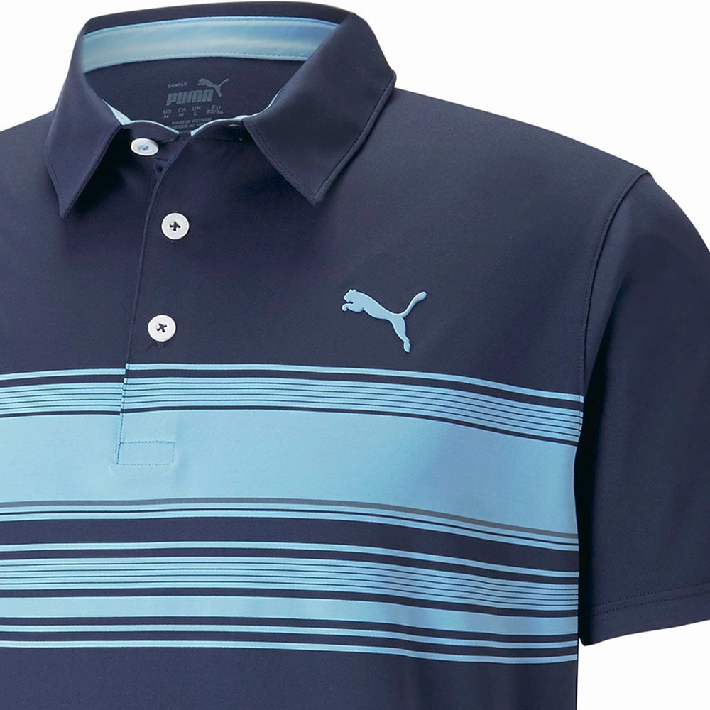 Puma MATTR Grind Polo Shirt - Navy Blazer/Day Dream Active Trend